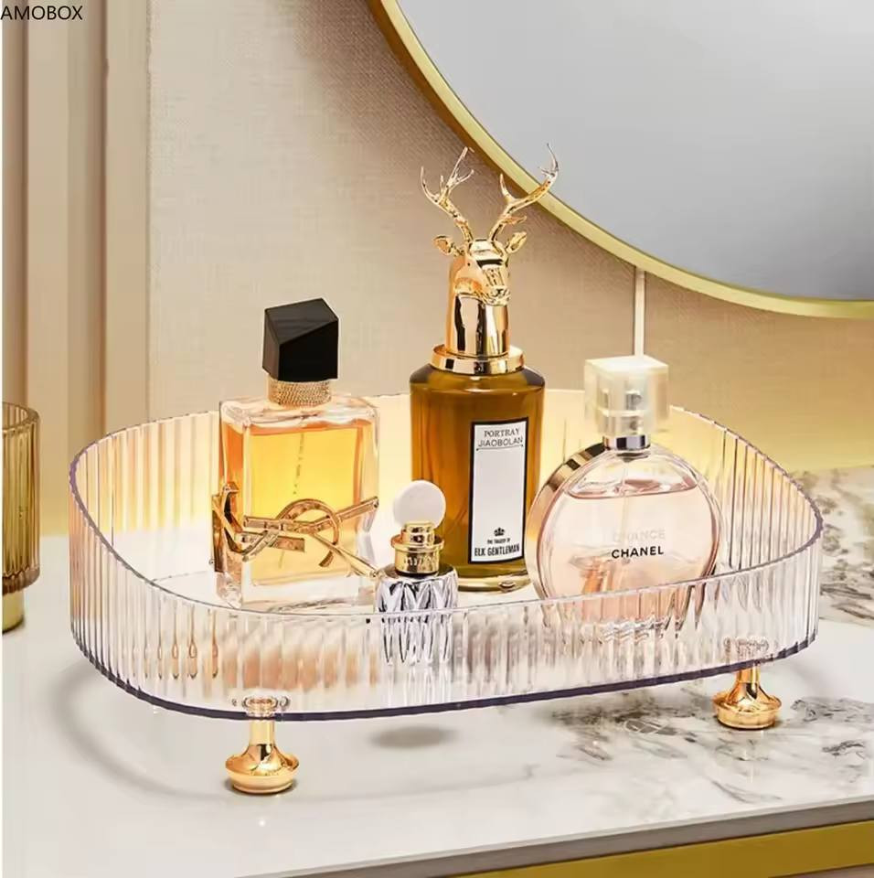 Makeup Perfume Tray and Bathroom Storage
